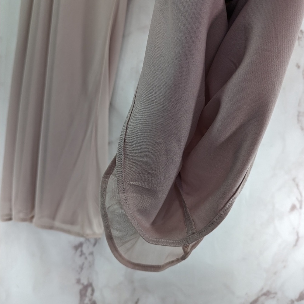 NWT R&M Richard’s Pant Set Women’s 16W Pink Lace Pearl Wide Leg Tank Formal Suit - Picture 10 of 14